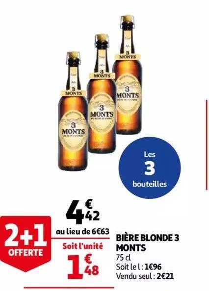 bière blonde 3 monts