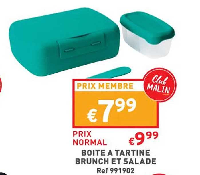 boite ià tartine brunch et salade