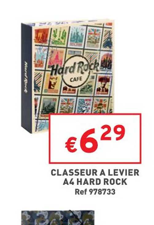 classeur à levier a4 hard rock