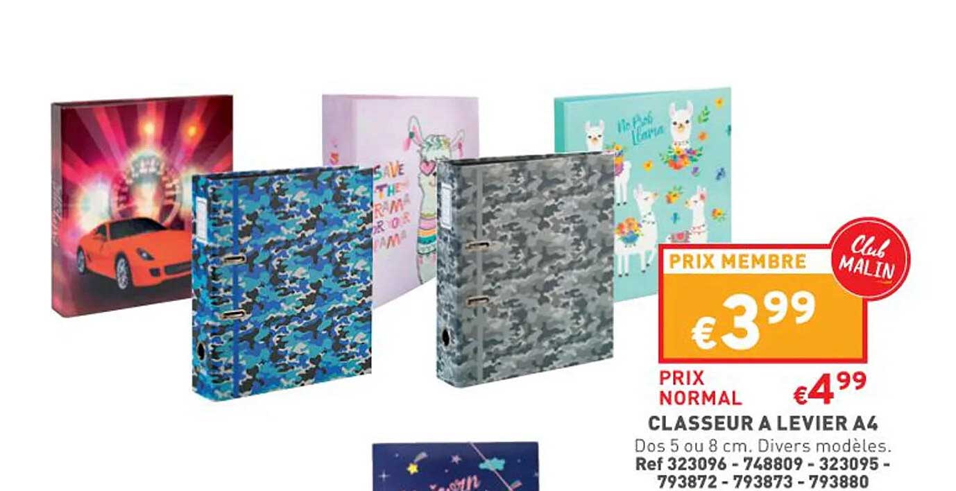 Classeur à Levier A4