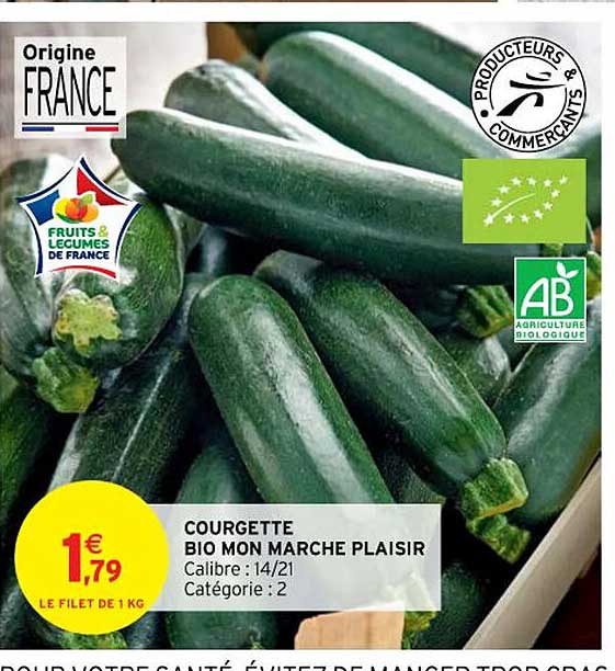 courgette bio mon marche plaisir