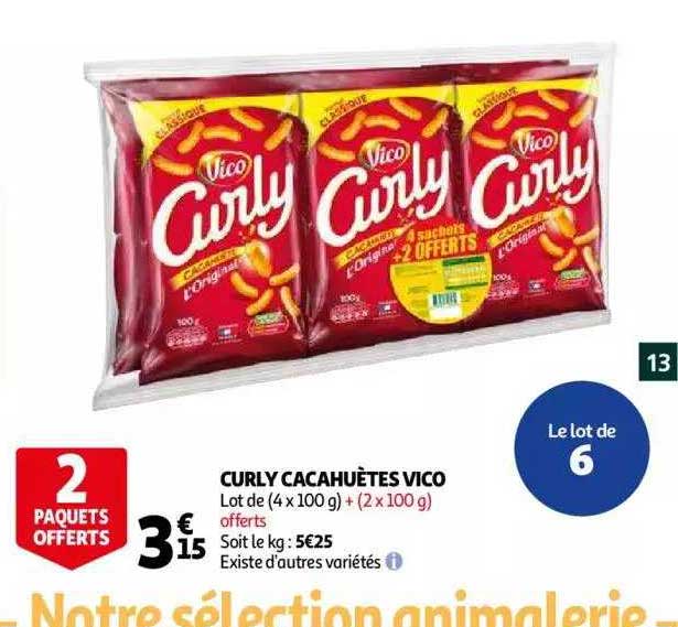 curly cacahètes vico