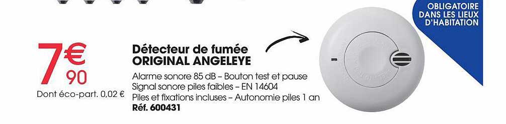 détecteur de fumée original angeleye