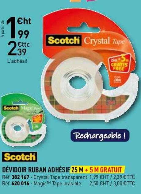 dèvidoir ruban adhésif scoth