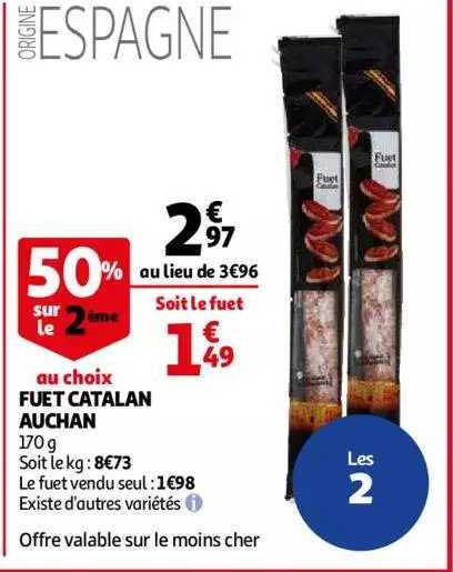 Fuet Catalan Auchan
