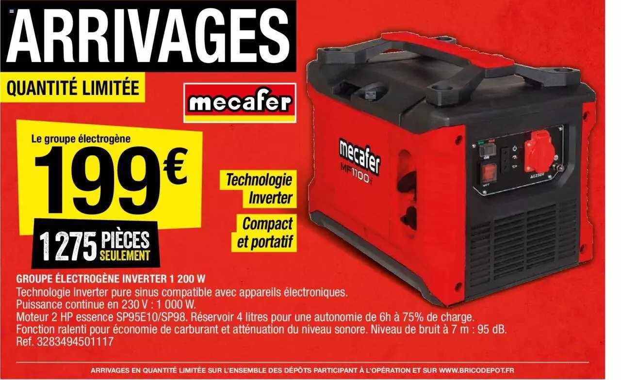 groupe électrgène inverter 1200w
