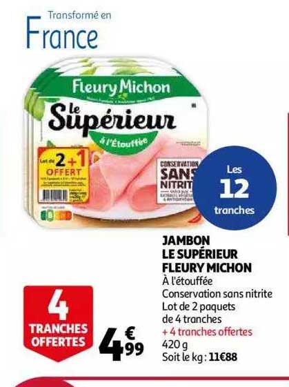 jambon le supérieur fleury michon
