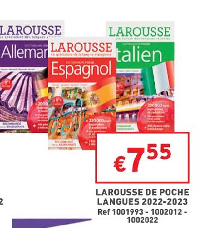 la rousse de poche langues 2022-2023