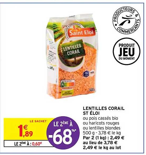 lentilles corail st éloi