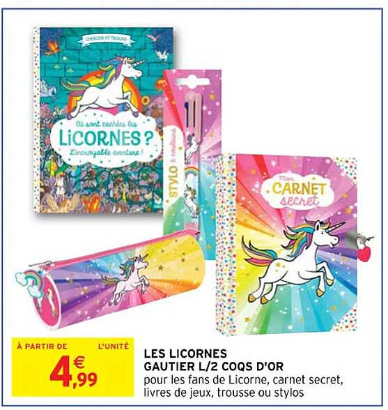 les licornes gautier l-2 coqs d'or