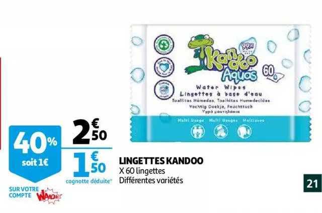 Lingettes Kandoo