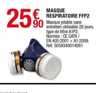 masque respiratoire ffp2