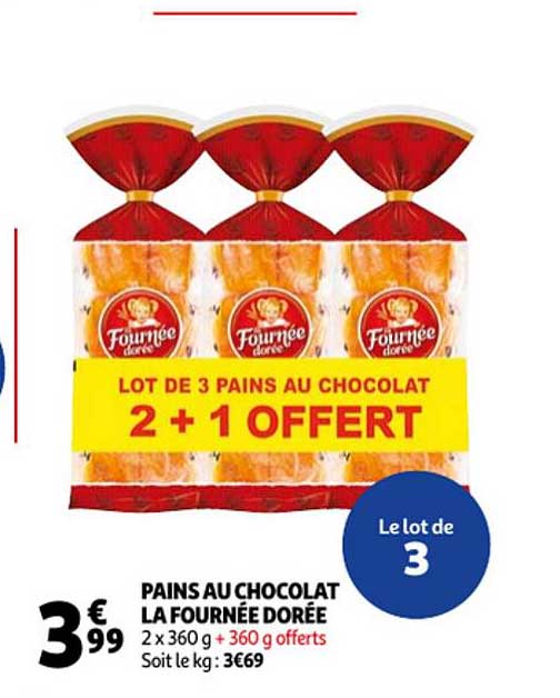 pains au chocolat la fournée dorée