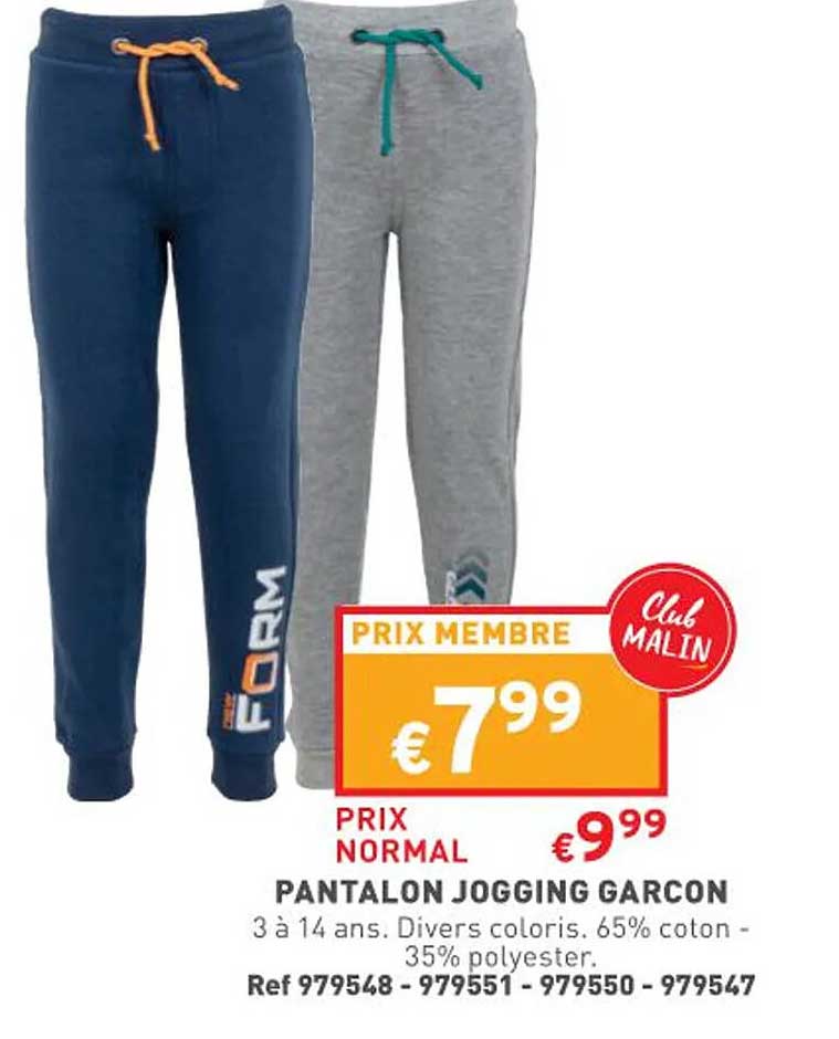 Pantalon Jogging Garçon