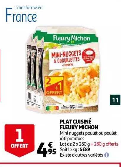 plat cuisiné fleury michon