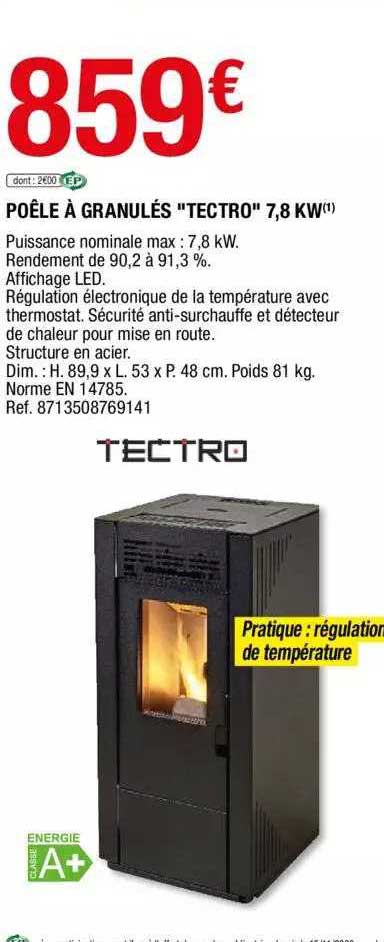 Poele A Granules Brico Depot Prixnull