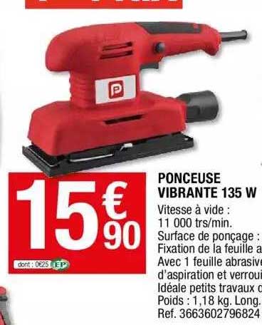 ponceuse vibrante 135w