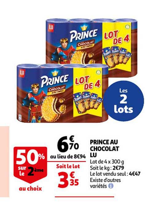 Prince Au Chocolat Lu