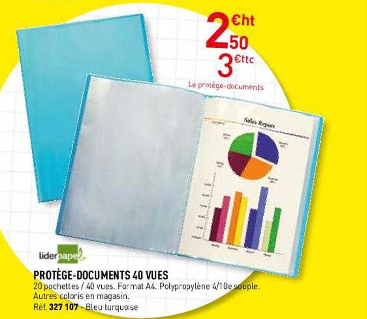 protège-documents 40 vues