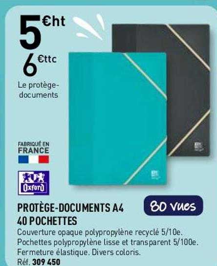 Protège-documents A4 40 Pochettes