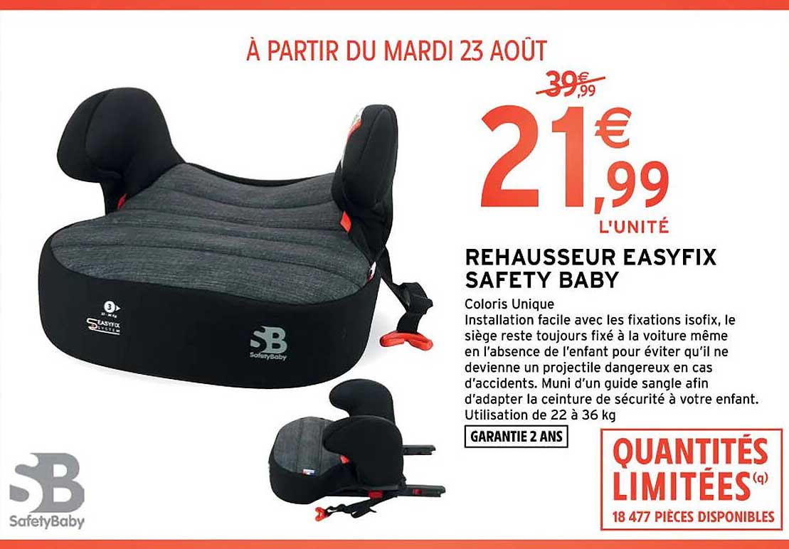 rechausseur easyfix safety baby