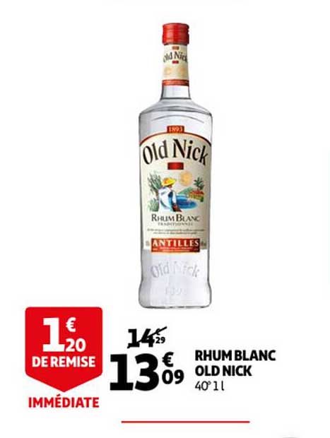 rhum blanc old nick