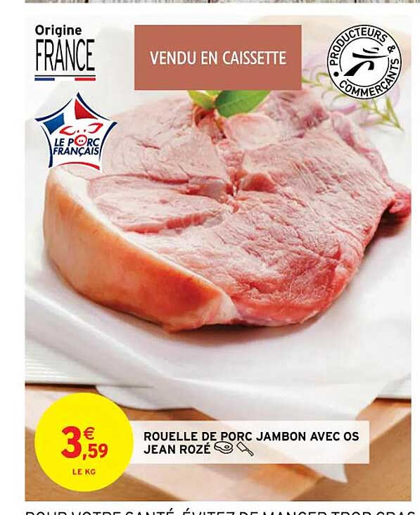 rouelle de porc jambon avec os jean rozé