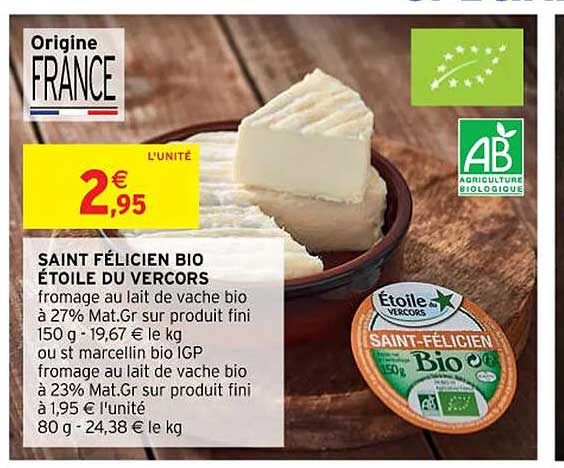 saint félicien bio étoile du vercors