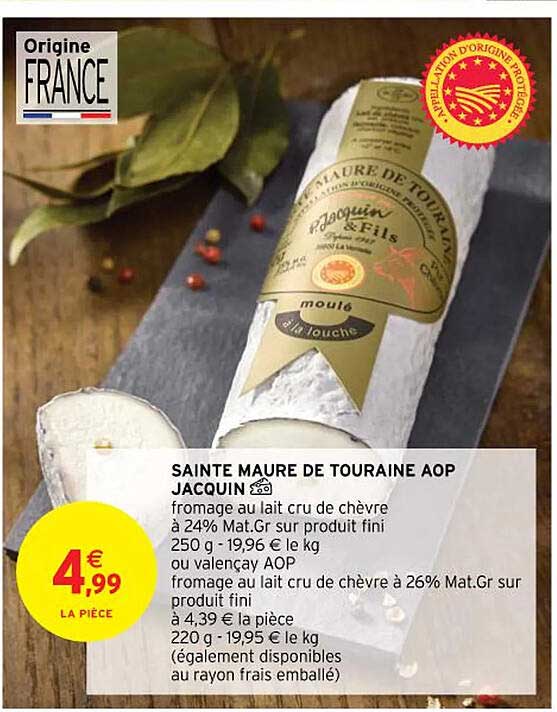 sainte mature de touraine aop jacquin