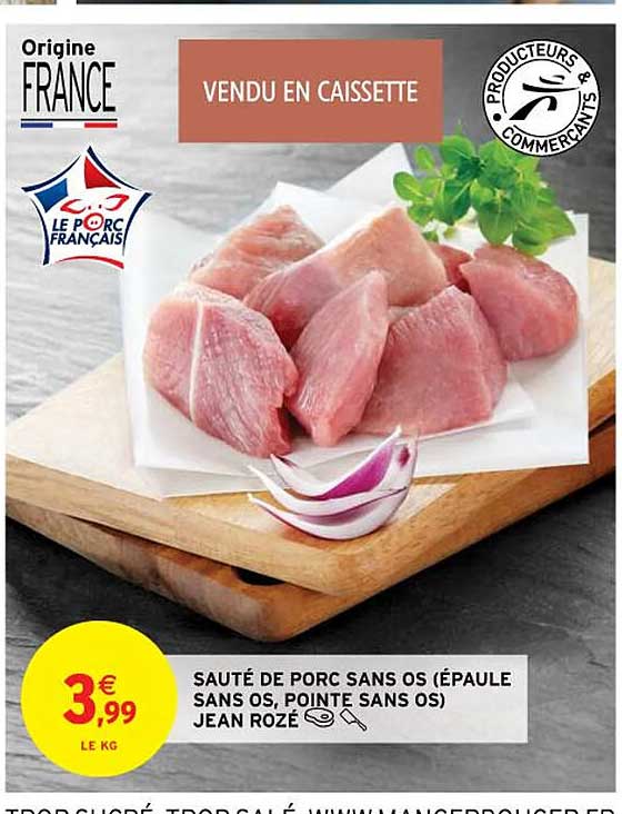 sauté de porc sans os jean rozé