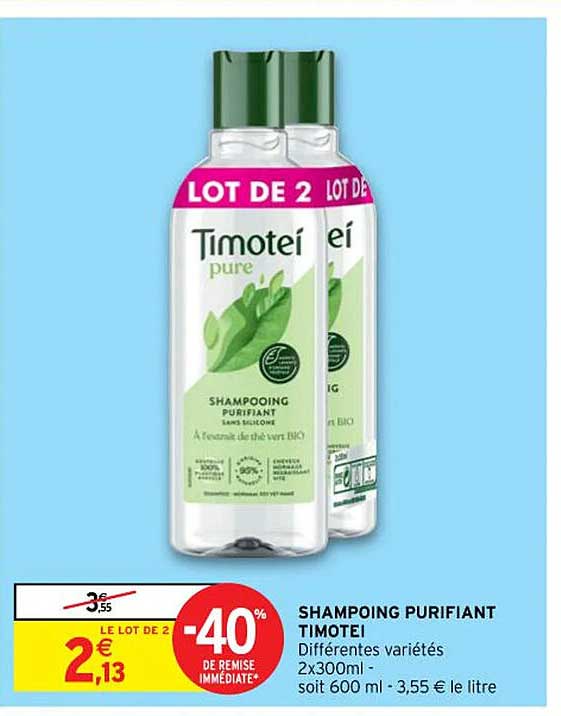 Shampoing Purifiant Timotei
