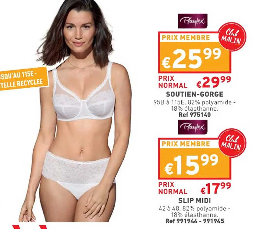 soutien gorge, slip midi