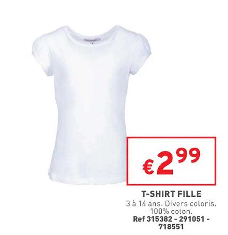 t-shirt fille