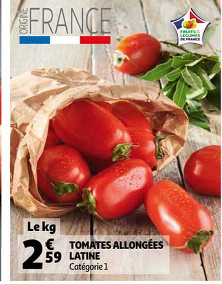 tomates allongées latine