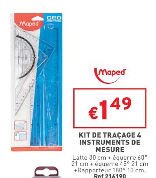 traçage 4 instrument de mesure