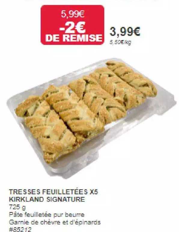 tres ses feuillettées x5 kirkland signature