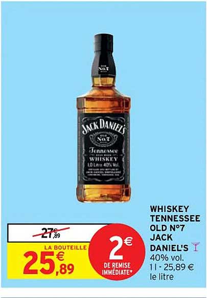 Whiskey Tennesse Old N°7 Jack & Daniel's