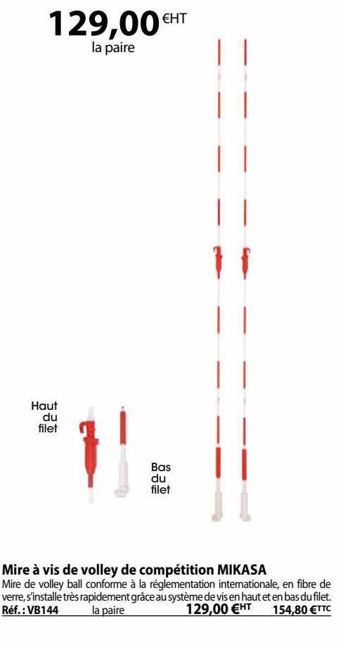 mire à vis de volley de compétition mikasa
