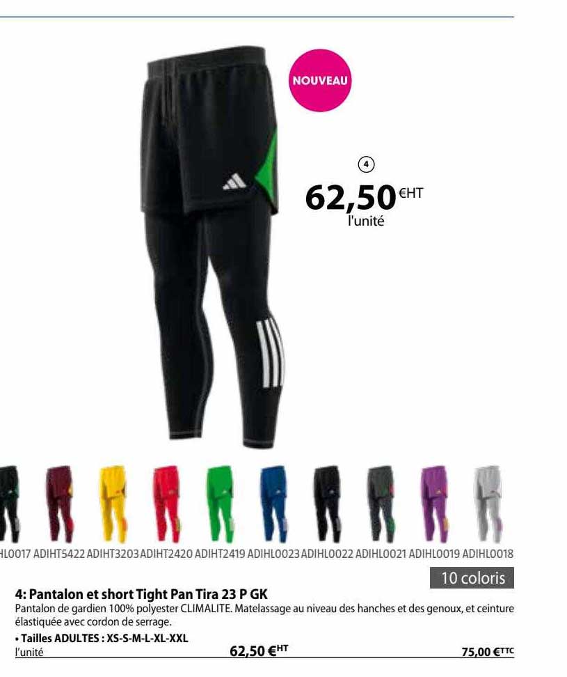 pantalon et short tight pan tira 23 p gk