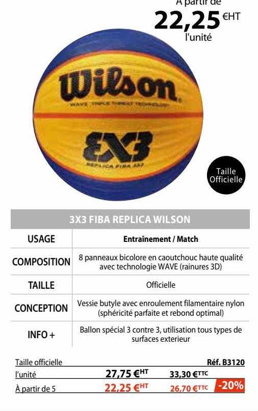 3x3 fiba replica wilson