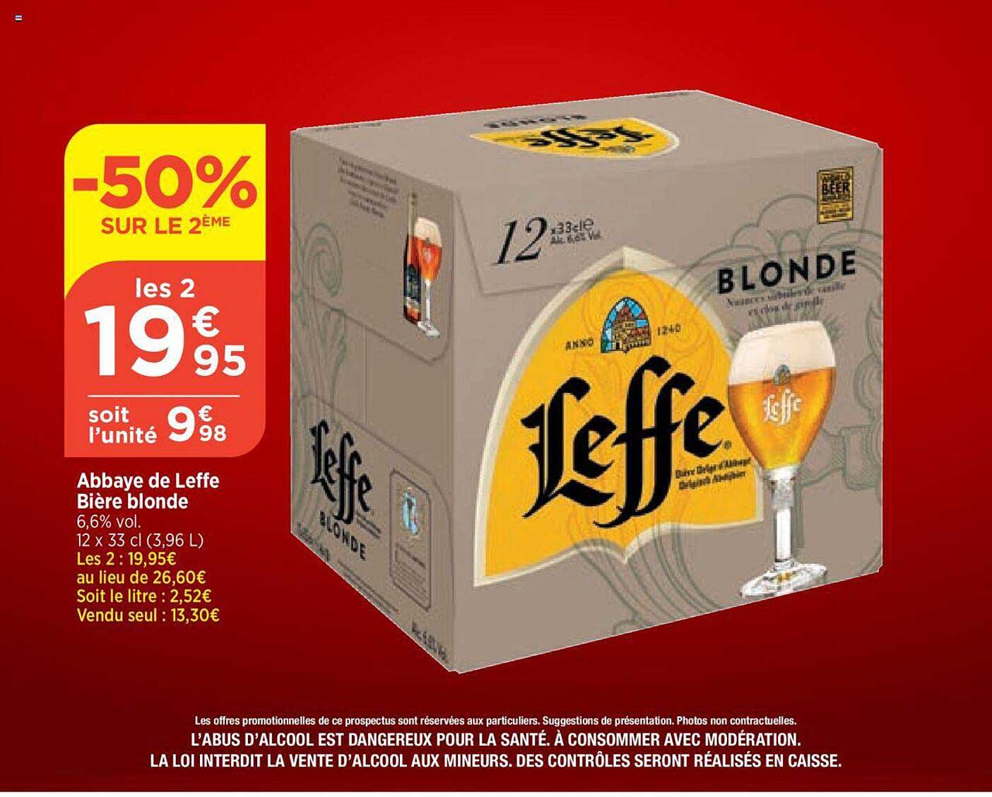 Abbaye De Leffe Bières Blonde
