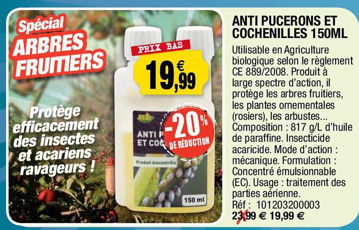anti pucerons et cochenilles 150ml