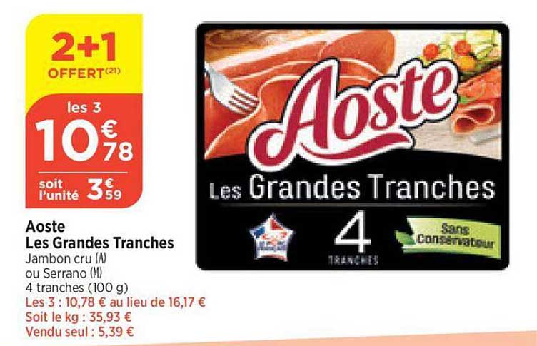 aoste les grandes tranches