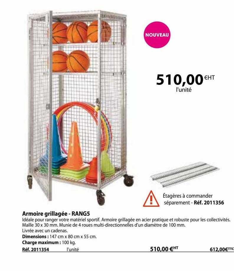 armorie grillagée - rangs