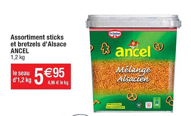 Assortiment Sticks Et Bretzels D'alsace Ancel