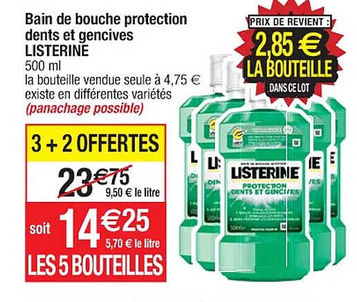 Bain De Bouche Protection Dents Et Gencives Listerine