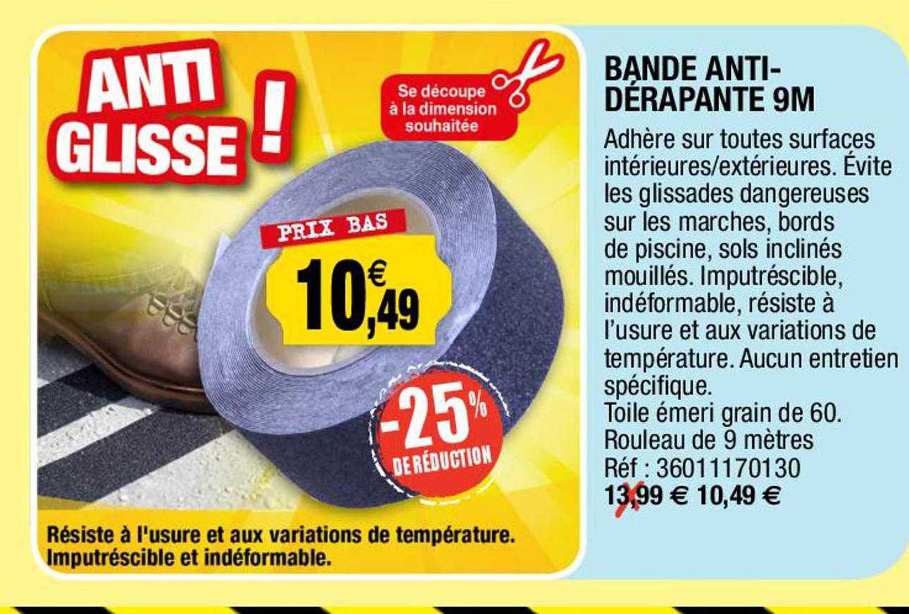 bande anti-dérapante 9m