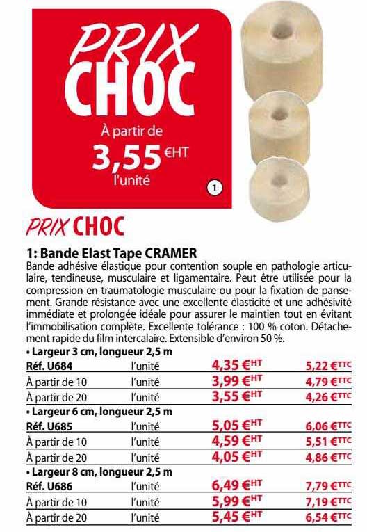 Bande Elastic Tape Cramer