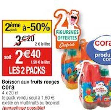 Boisson Aux Fruits Rouges Cora