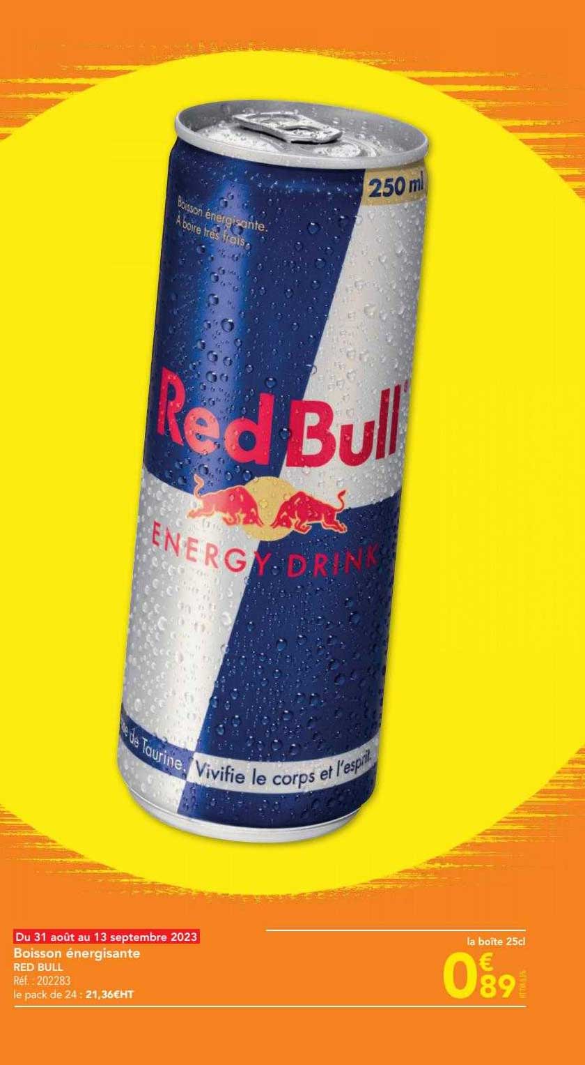 boisson énergisante red bull